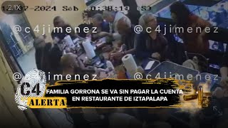 Familia de 20 miembros cena en restaurante de Iztapalapa ¡y se va sin pagar la cuenta [upl. by Jann]