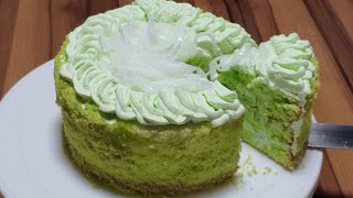 The Best Pandan Macapuno Cake Easy Pandan Cake Recipe [upl. by Etnovert]