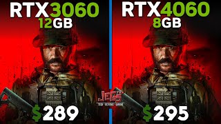 RTX 3060 12G vs RTX 4060  Tested in 15 games [upl. by Arbmat]