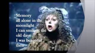 karaoke Memory from cats cover by Ailesha Austen aged 11 with lyrics [upl. by Nnahgiel102]