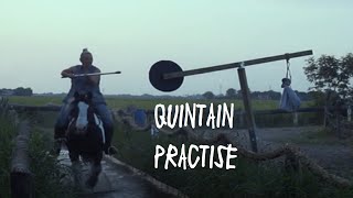 Quintain for medieval horse training I broke it twice [upl. by Anahsirk533]