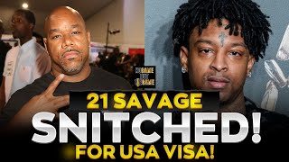 WACK💯 EXPOSES 21 SAVAGE FOR SNITCHING [upl. by Anitreb]