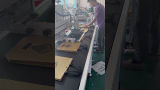 Non woven tote bag screen printing machine plastic bag screen printing machine丝印机，移印机，丝网印刷机厂家直销 [upl. by Ayidan695]