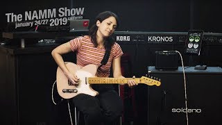 NAMM 2019 Dr Molly Miller Demonstrates iRig Micro Amp [upl. by Naro663]