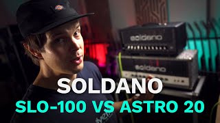 The Best High Gain Amps Ever Soldano SLO100 vs Astro 20 [upl. by Azmah432]