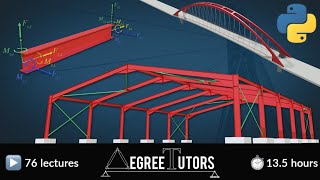 114 Finite Element Analysis of 3D Structures using Python  DegreeTutorscom [upl. by Aicilef]