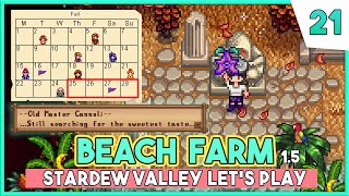 The Sweetest Taste  Stardew Valley 15 Beginners Guide LP 🐚 Beach Farm Ep21 [upl. by Porta486]