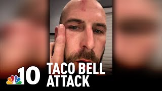 Workers Fired After Video Shows Taco Bell Staff Beating Customers  NBC10 Philadelphia [upl. by Viccora322]