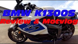 BMW K1300S HP Review Motovlog and ZX14R amp Hyabusa racing [upl. by Apul]