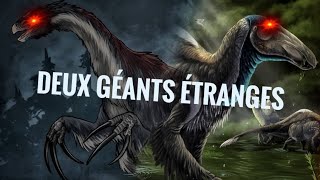 THERIZINOSAURUS amp DEINOCHEIRUS  Deux géants extravagants asiatiques de la Formation de Nemgt [upl. by Ymassej]