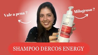 SHAMPOO DERCOS ENERGIZANTE VICHY  QUEDA DE CABELO  PÓS PARTO [upl. by Asnarepse468]