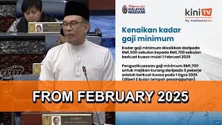 Minimum wage will be increased to RM1700 from February 2025 [upl. by Deeanne641]