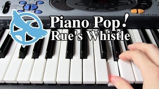 Rues Whistle Song Piano Lesson  The Hunger Games  Easy Piano Tutorial [upl. by Epoillac]