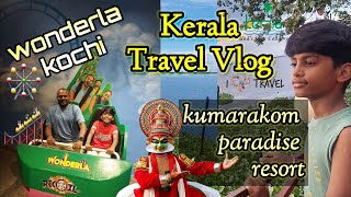 Kumarakom Paradise Resort  Wonderla Kochi Tamil Travel Vlog 🏝  2024 [upl. by Koslo402]