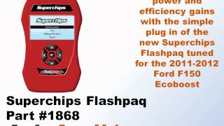 20112012 Ford F150 Ecoboost Superchips Flashpaq Tuner  New Part Numbers  AutoAnything [upl. by Inele]