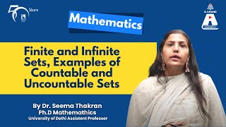 Finite and Infinite Sets Examples of Countable and Uncountable Sets  Mathematics  S Chand Academy [upl. by Korman]