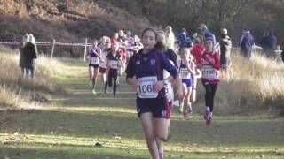 Girls Race Sevenoaks School Junior Knole Run 18122016 [upl. by Siroved227]