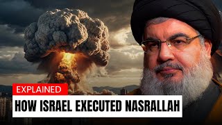 How Israel assassinate Hassan Nasrallah in Lebanon israel iran hezbollah [upl. by Rayna]