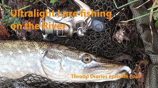 Ultralight Lure fishing on the River  Throop fishery [upl. by Lindly]