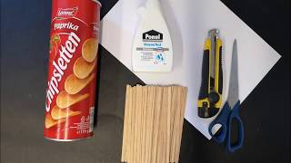 Lautsprecher aus einer Chipsdose  DIY Upcycling Tutorial [upl. by Lledualc938]