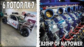 This is the Best Sounding Engine Ever Build Unleashing the NA 6 Rotor Wankel [upl. by Lalat232]