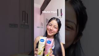 vaseline gluta hya lotion review 💗 Link in my bio 🫧 summerskincare vaselinebodylotion [upl. by Maurise]