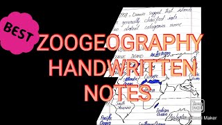 gcuf zoogeographyregions insular fauna islands zoology handwrittennotes biology [upl. by Noseaj]