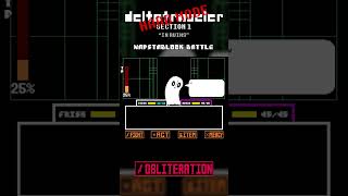 Napstablook Battle   DeltaTraveler HardMode  Obliteration [upl. by Bridges43]