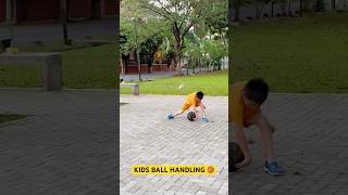 BALL HANDLING SKILL 🏀 DRIBBLING DRILL 🌟 9 YEAR OLD ballislife ballhandling dribbling [upl. by Dynah209]