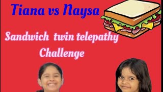 Sandwich twin telepathy challenge 🥪 [upl. by Lorianne567]