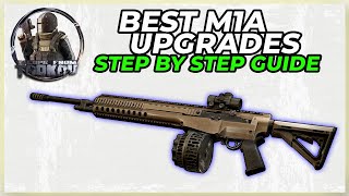 HOW TO BUILD THE BEST SPRINGFIELD ARMORY M1A IN ESCAPE FROM TARKOV EFT UPGRADE GUIDE MARKSMAN [upl. by Haraf219]