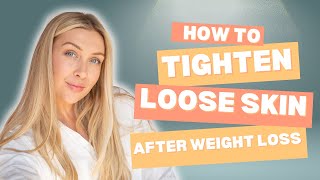 6 AMAZING Ways to Tighten Loose Skin After Weight Loss [upl. by Natsirk794]