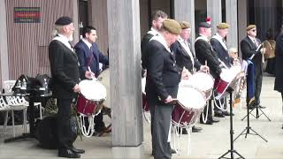 Combined Corps of Drums Memorial Service  The National Memorial Arboretum 7th July 2024 [upl. by Adina748]