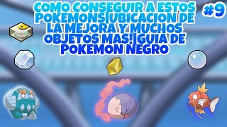 Como Conseguir a Estos 3 Pokemons Ubicacion De La Mejora Y Mas Guia De Pokemon Negro [upl. by Enilra]