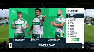 BENETTON v LEINSTER  URC 202425  3RD ROUND  RUGBY FULL MATCH [upl. by Aitnahc]