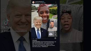 Tasha K looses 5000 followers tashak trump kamalaharris vote [upl. by Elianora]