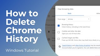 How to Delete Google Chrome History  Full Tutorial [upl. by Heaps798]