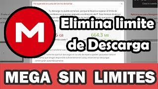 Como Descargar de MEGA sin Limites  MEGA DOWNLOADER [upl. by Harbird]