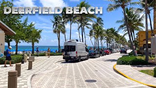 Walking Deerfield Beach Florida in August 2022 [upl. by Annoirb]