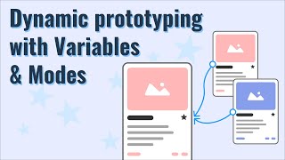 Figma tutorial Dynamic prototyping with Variables amp Modes [upl. by Sihun]