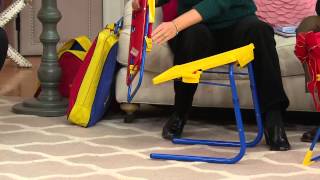 Table Mate Kids Multipurpose Table Set with Chair Case amp Cupholder with Courtney Cason [upl. by Riabuz]