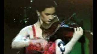 Hilary Hahn Plays Bach Preludio at Grammys [upl. by Ahsemac994]