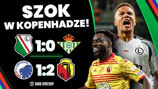 JAGIELLONIA ZSZOKOWAŁA KOPENHAGĘ LEGIA POKONAŁA BETIS 10 W LIDZE KONFERENCJI [upl. by Eannaj]