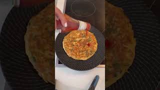 Quick simple breakfast  cabbageeggsgreen onionscoriander [upl. by Adnahcir465]