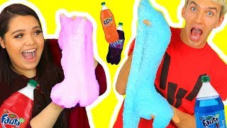 DIY SODA SLIME Using Real Soda How To Make Slushee Soda Slime [upl. by Valaria]