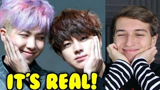 BTS Namjin Moments Reaction BTS Namjoon  Rap Monster and Jin [upl. by Farleigh]