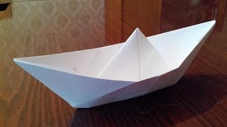 Как сделать кораблик оригами ⛵️ origami boat [upl. by Rahman]