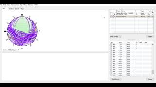 Importing of data on Stereonet I Structural Geology [upl. by Nellir]