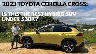 BEST Hybrid SUV Under 30k 2023 Toyota Corolla Cross [upl. by Anwahsat632]