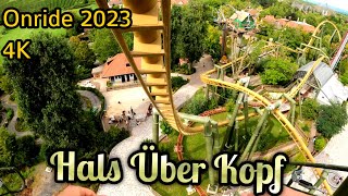 Hals über Kopf Tripsdrill 2023 Onride 4K 60 FPS [upl. by Eellehs798]